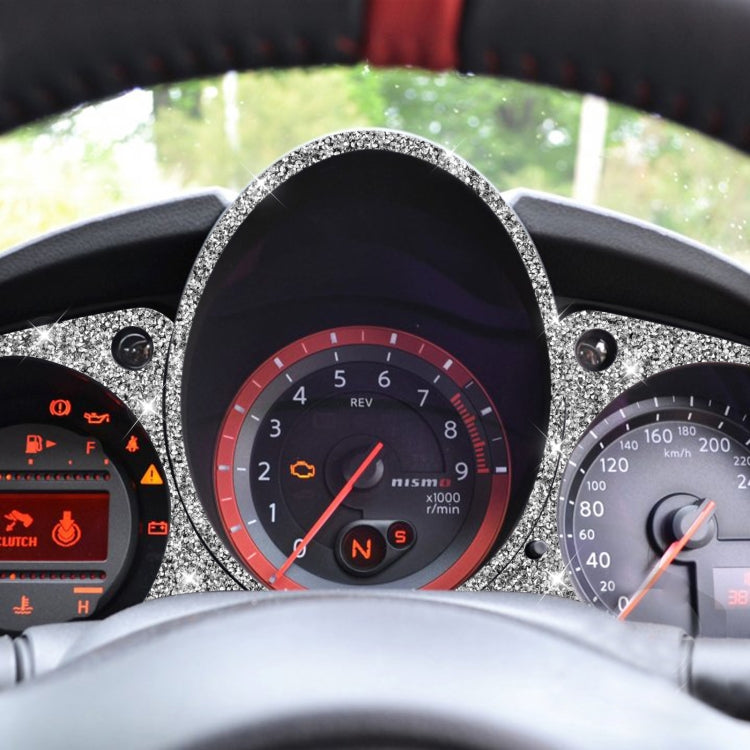 Car Speed Dashboard Diamond Decoration Sticker, Left and Right Drive, Speed Dashboard