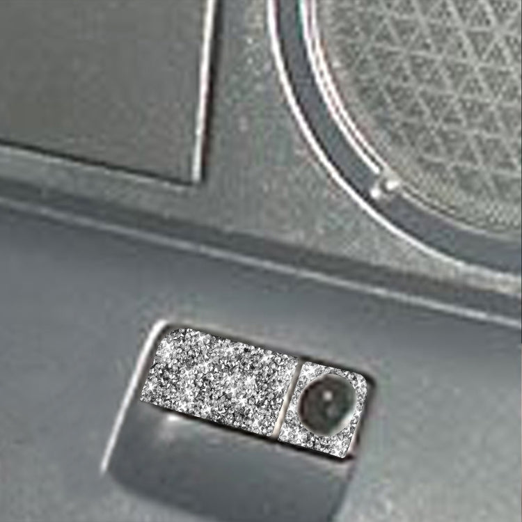 For Nissan 350Z 2003-2009 Car Rear Storage Box Lock Diamond Decorative Sticker, Right Drive, Car Rear Storage Box Lock, Right Drive