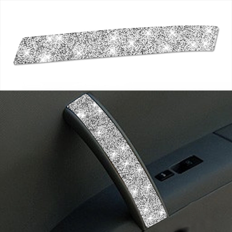 For Nissan 350Z 2003-2009 Car Passenger Side Door Handle Diamond Decorative Sticker, Left Drive, Car Passenger Side Door Handle, Left Drive