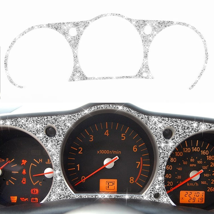For Nissan 350Z 2003-2009 Car Speedometer Diamond Sticker,Left and Right Drive Universal, Car Speedometer