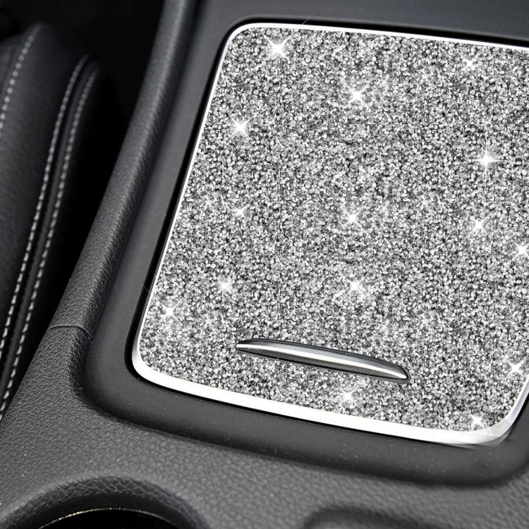 Car Central Control Storage Box Cover Diamond Decoration Sticker, Left and Right Drive, Central Control Storage Box Cover