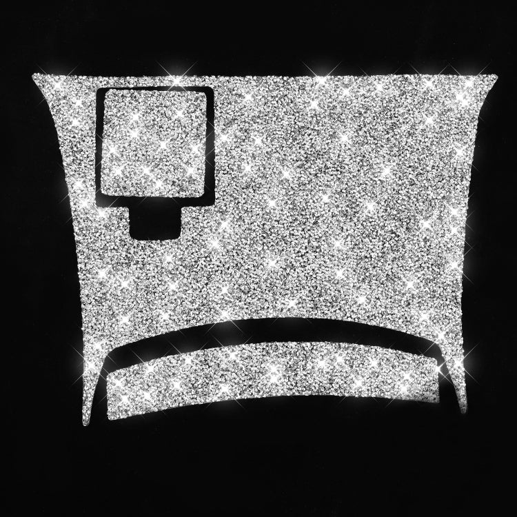 For Nissan 350Z 2006-2009 Car Rear Of Center Console Diamond Sticker, Left Drive, Car Rear Of Center Console, Left Drive