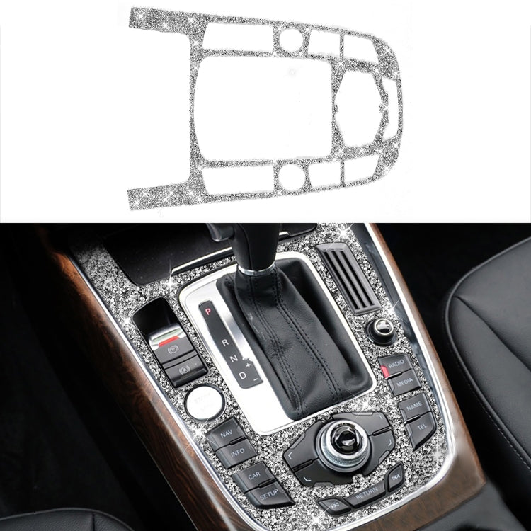Car Gear Panel Type D Diamond Decoration Sticker, Left and Right Drive, Gear Panel Type D