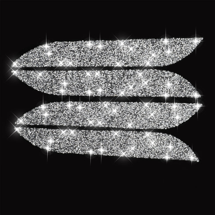 For Tesla Model S Car Outside Handle Diamond Sticker,Left and Right Drive Universal, Car Outside Handle