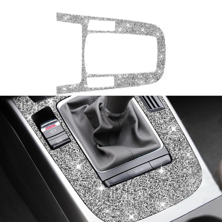 Car Gear Panel Type E Diamond Decoration Sticker, Left and Right Drive, Gear Panel Type E