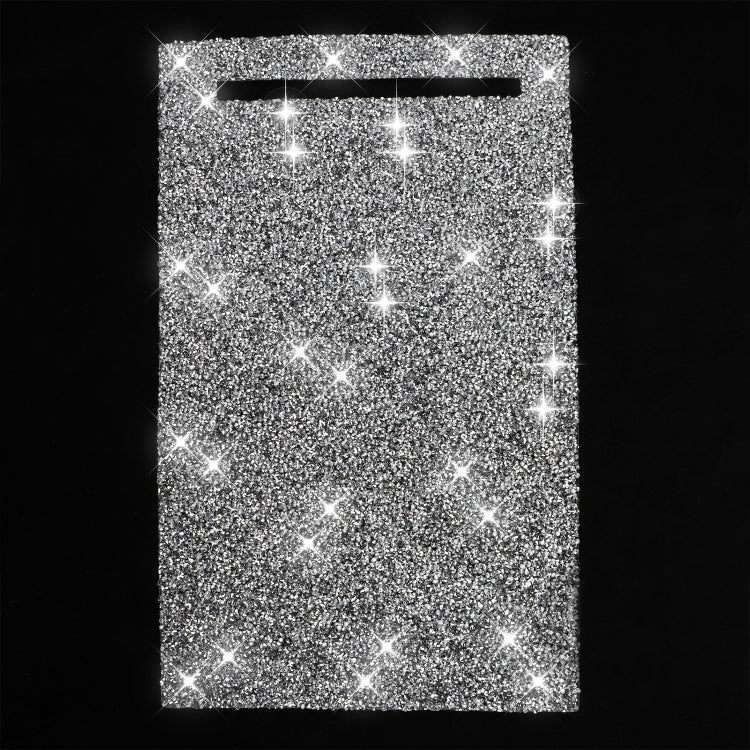 For Tesla Model X Car Storage Box Panel Diamond Sticker,Left and Right Drive Universal, Car Storage Box Panel