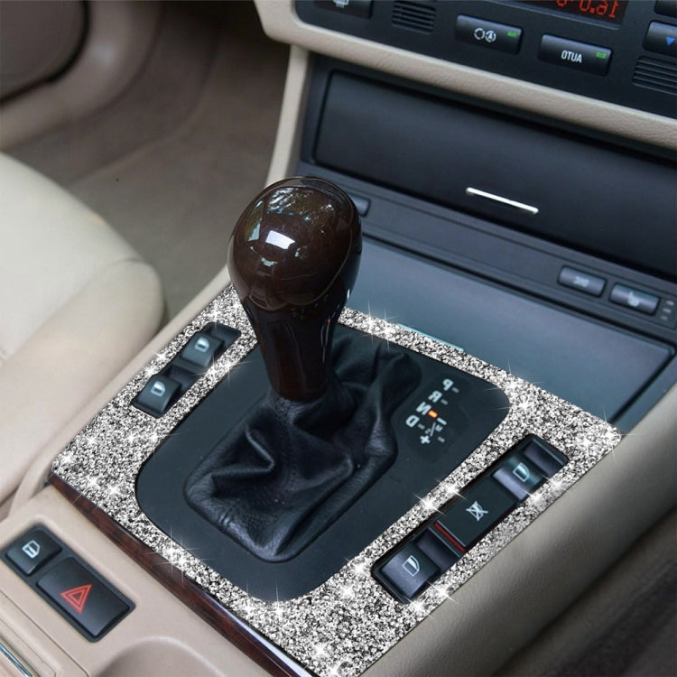 For BMW Series 3 E46 1998-2005 Car Center Control Panel Diamond Decoration Sticker, Center Control Panel Right Drive, Center Control Panel Left Drive