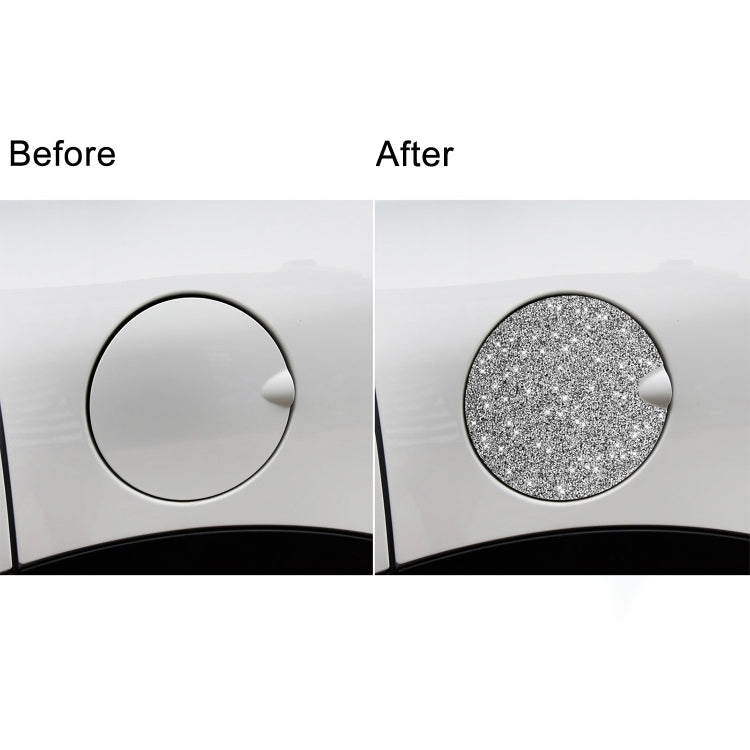 Car Fuel Tank Cap Diamond Decoration Sticker, For BMW Mini