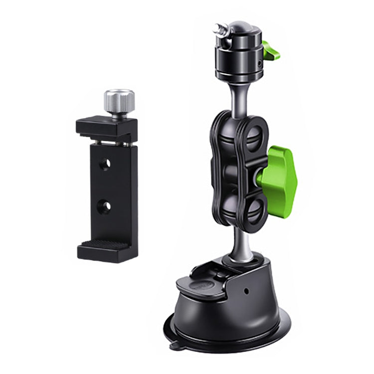 Single Suction Cup Pea Clamp Arm Holder, 23cm with Knob Phone Clamp, 33cm with Knob Phone Clamp, 23cm with Elastic Phone Clamp, 33cm with Elastic Phone Clamp, 23cm with Metal Phone Clamp, 33cm with Metal Phone Clamp