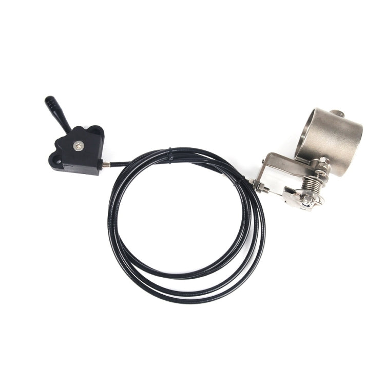 Oblique Sports Car Manually Open Exhaust Pipe Valve for 60mm Tube, For 60mm Tube