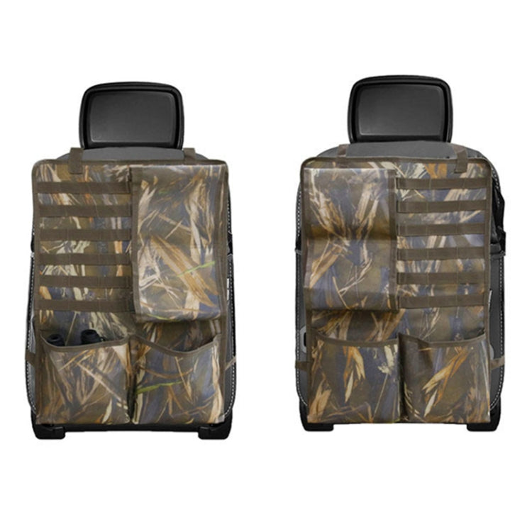 2pcs / Set Car Front Seat Back Camouflage Storage Bag Car Hanging Organiser