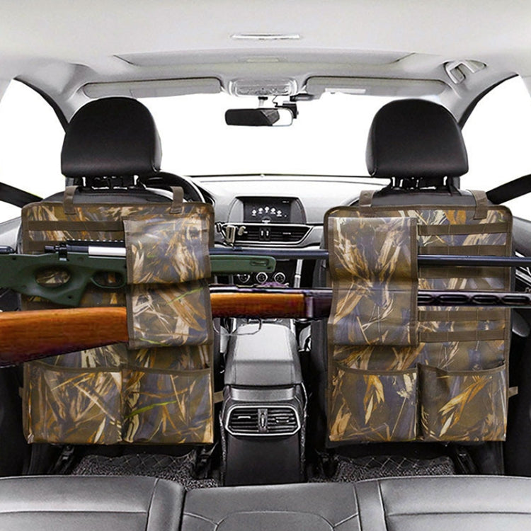 2pcs / Set Car Front Seat Back Camouflage Storage Bag Car Hanging Organiser