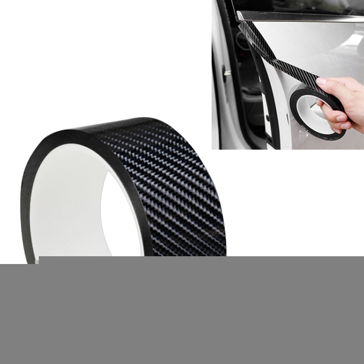 Universal Car Carbon Fiber Door Anti-collision Strip Protection Guards Trims Stickers Tape, 3cm x 3m, 3cm x 5m, 3cm x 10m, 5cm x 3m, 5cm x 5m, 5cm x 10m, 7cm x 3m, 7cm x 5m, 7cm x 10m, 10cm x 3m, 10cm x 5m, 10cm x 10m