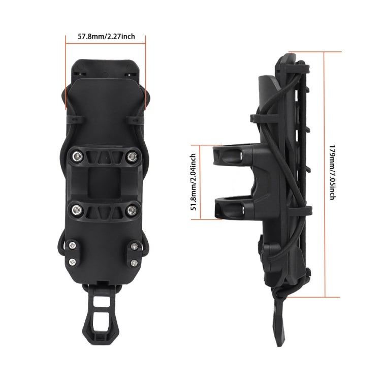For 25mm Tube Diameter Motorcycle Modified Bumper Drink Water Cup Holder, Motorcycle Bumper Drink Cup Holder