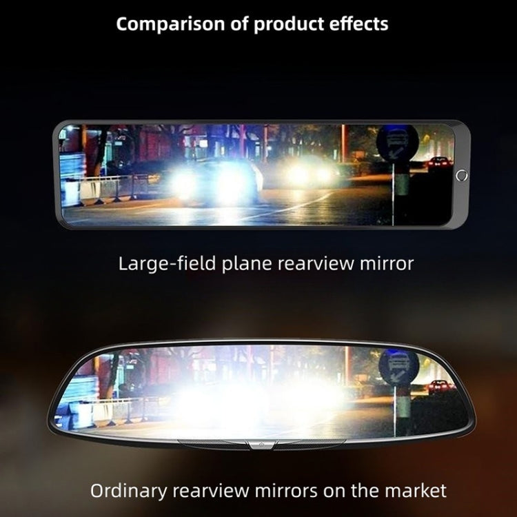 3R 3R-332 Car Panoramic Flat Rear View Mirror Interior Rear View Mirror, 3R-332