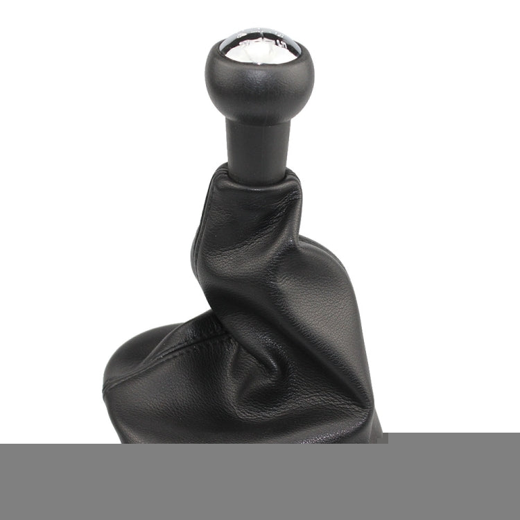 For Peugeot 207 / 307 / CC30 Car 5 Speed Gear Lever Hand Ball Leather Gear Shift Knob with Dustproof Cover, For Peugeot 207 / 307 / CC30