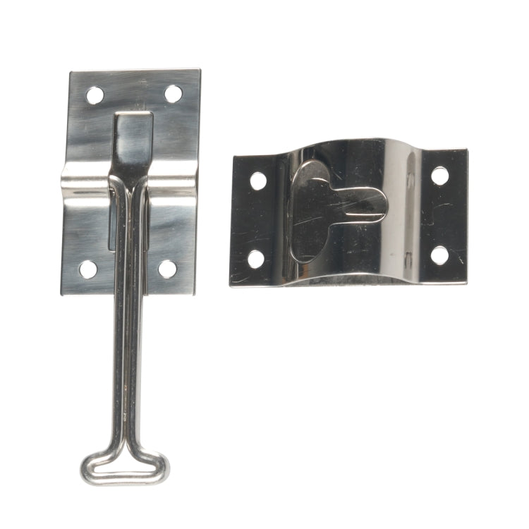 2pcs / Set Vans / RVs / Trucks 4 inch Stainless Steel Door Hook with Screws, 2pcs / Set