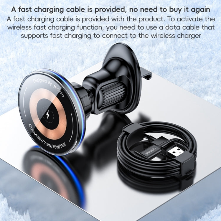 Yesido C308 15W Air Outlet Car MagSafe Magnetic Wireless Charging Holder