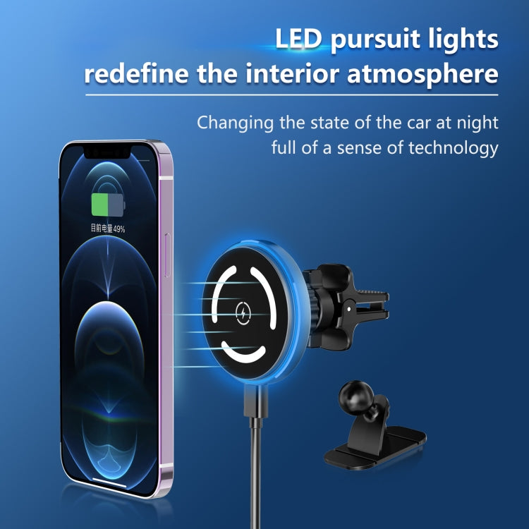 M68 15W Magnetic Wireless Charging Car Holder, M68