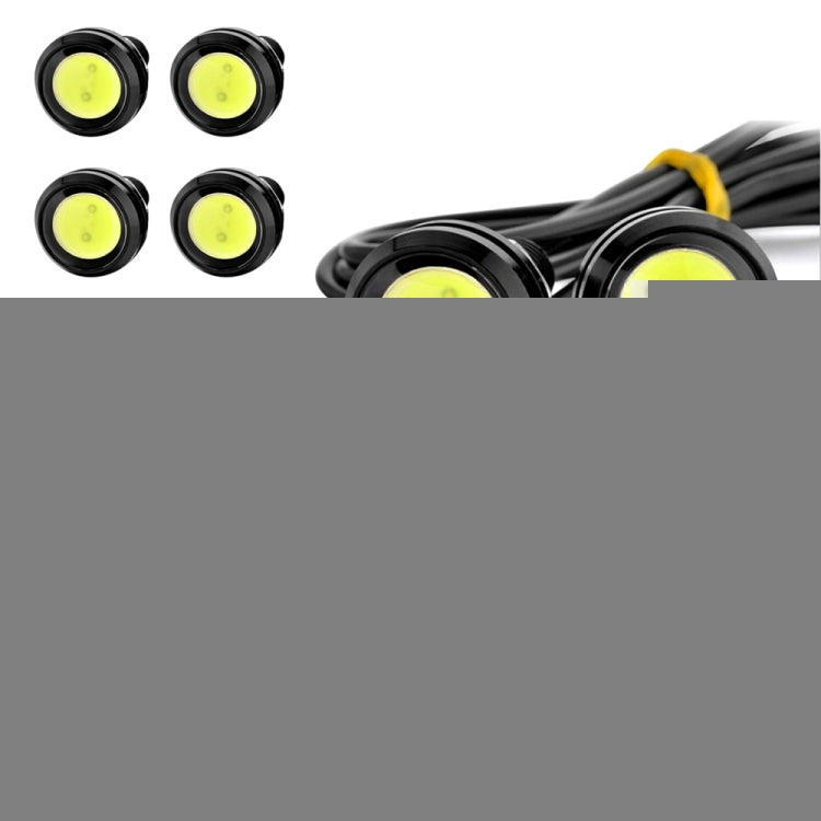 10pcs 23mm 1.5W DC12V Motorcycle Eagle Eye Light Double Lens Strobe Light, DC12V (White Light), DC12V (Red Light), DC12V (Yellow Light)