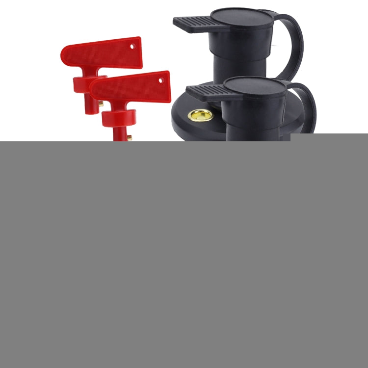 Pair Car / Boat Battery Power Off Switch with 100A Terminal, Pair Black