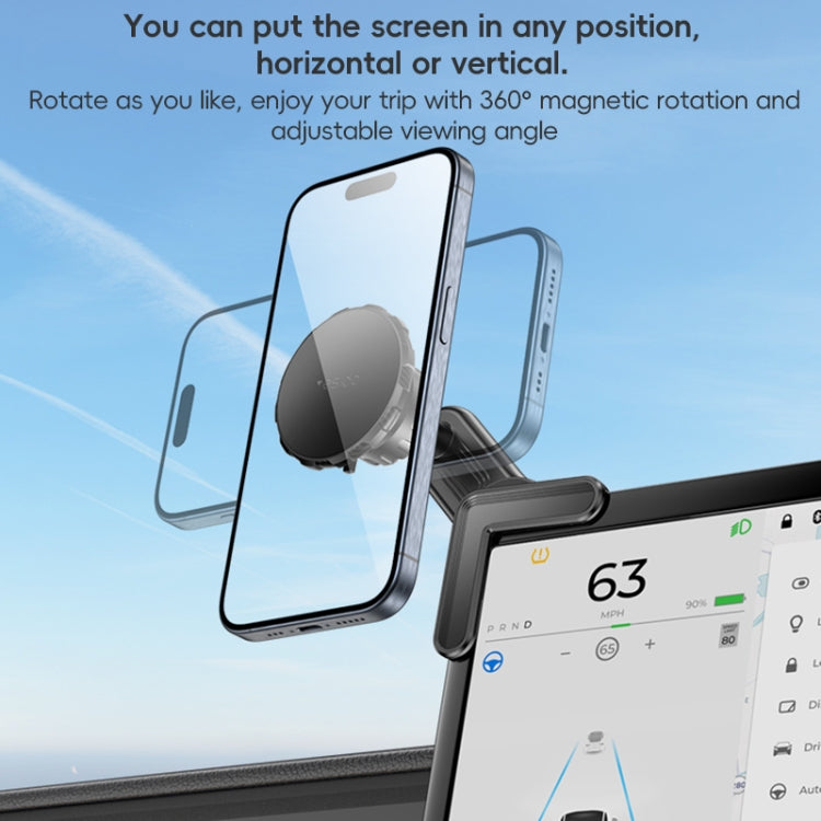 Yesido C212 Car Floating Screen Clip-on Magnetic Phone Holder, C212