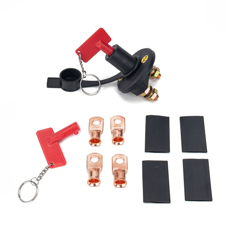 200A Car Battery Selector Isolator Disconnect Rotary Switch Cut with 2 Keys, A2941