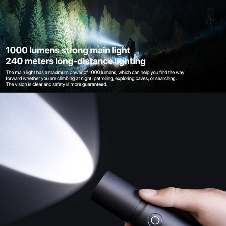 Original Xiaomi Mijia Multifunctional Flashlight 1000LM Strong Light IP54, N613