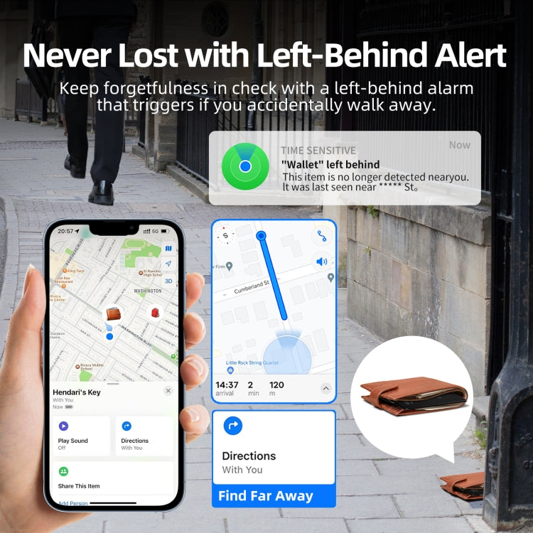 F9 Mirror Surface Ultra-thin Card Type Location Tracker Anti-lost Device, F9