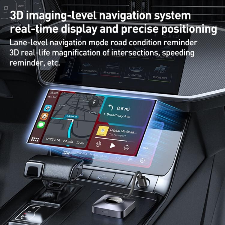 Yesido KM23 Wireless CarPlay with USB to Type-C Adapter, KM23