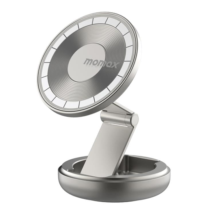 MOMAX CM30 Pac Mount Universal Transparent Magnetic Rotating Car Holder, CM30 (Titanium Gold)