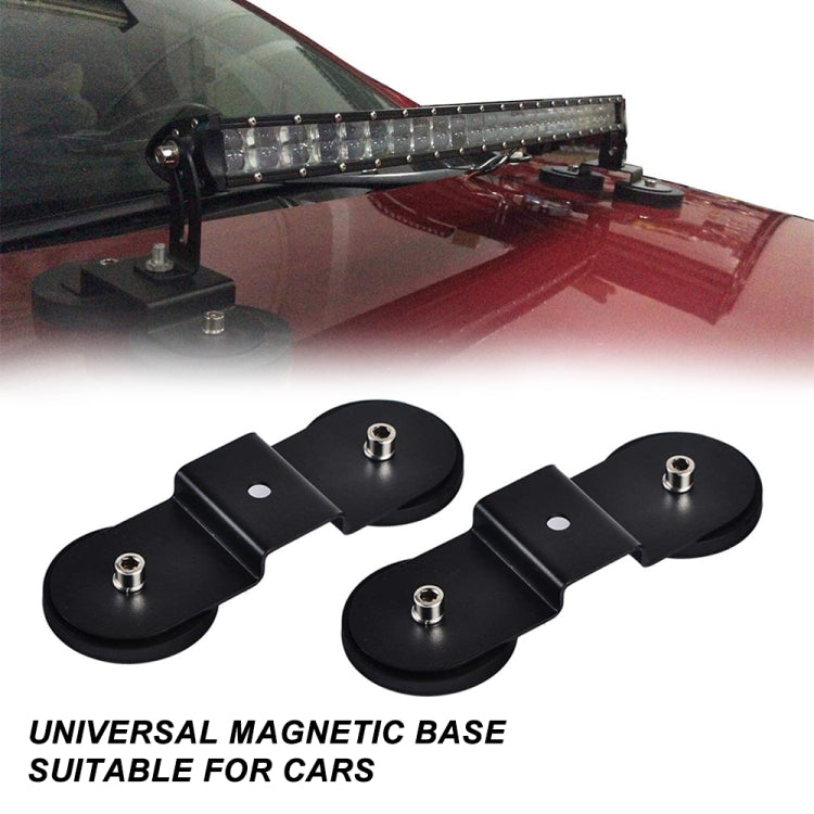 Universal Magnetic Base Powerful Mount Bracket Sucker Holder Roof / Hood LED Light Bar Offroad, LPF022-BK