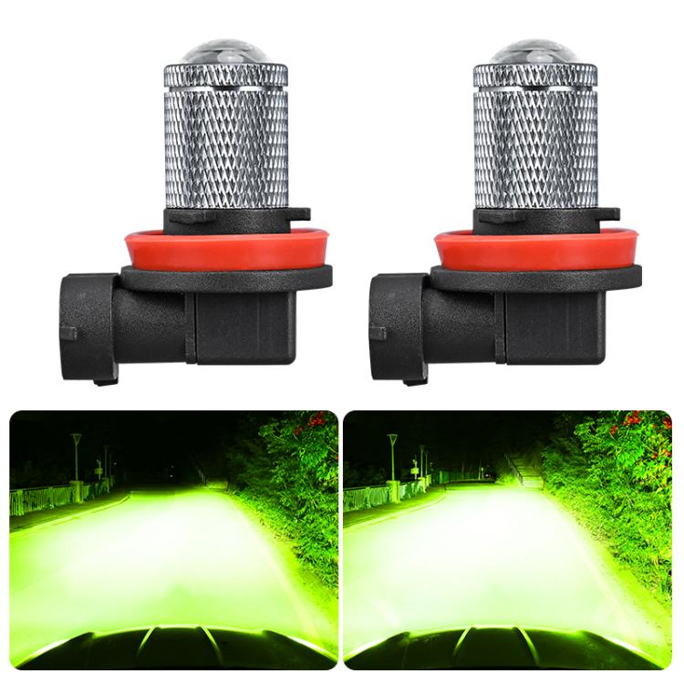 Pair 8.5W 12-60V Car Lens Fog Light Bulb, 9005, 9006, H7, H11