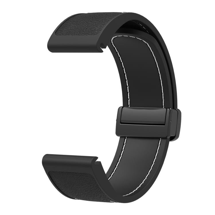 Folding Magnetic Buckle Quick Release Silicone Watch Band