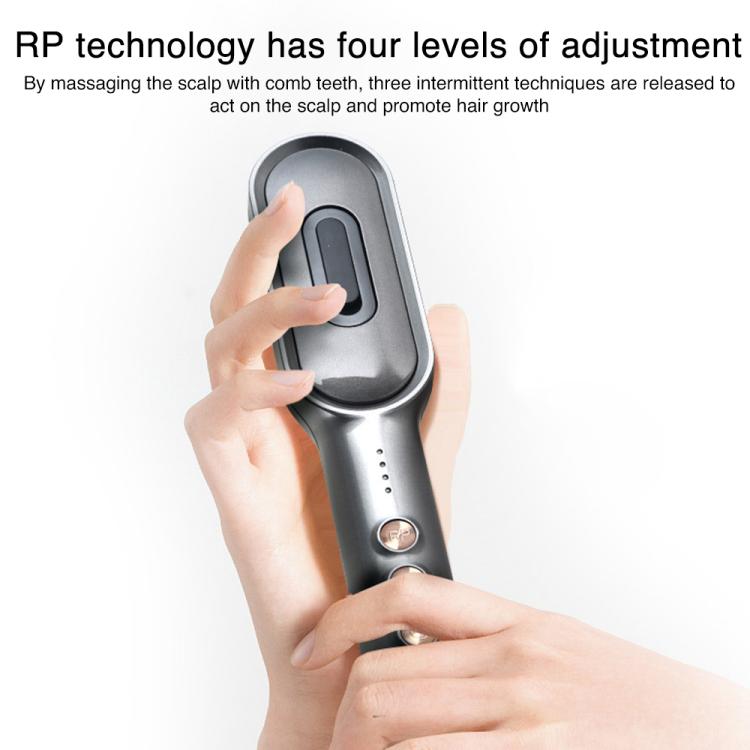 K-SKIN KD3806 EMS Micro-current IPL Hair Care Massage Comb, KD3806 (White), KD3806 (Grey)