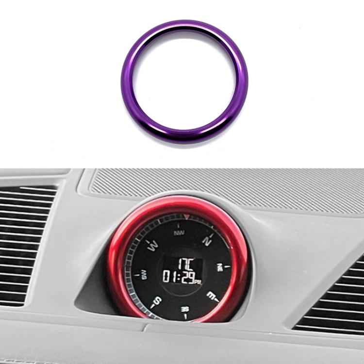 Car Compass Stopwatch Decorative Ring Cover, For Porsche Macan / Cayenne / Panamera 911 718