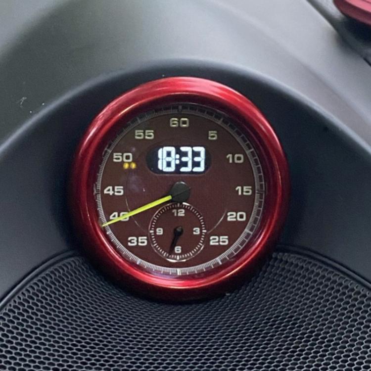 Car Compass Stopwatch Decorative Ring Cover, For Porsche Macan / Cayenne / Panamera 911 718