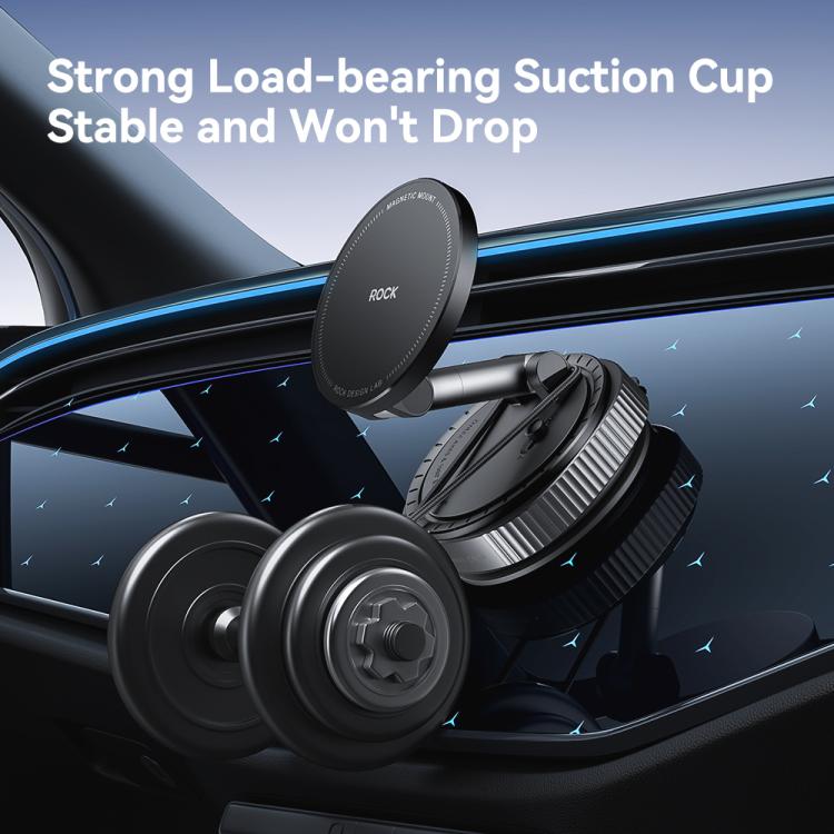 ROCK Q16 RPH1016 Car Electric Vacuum Suction Cup Magnetic Phone Holder, Q16 RPH1016