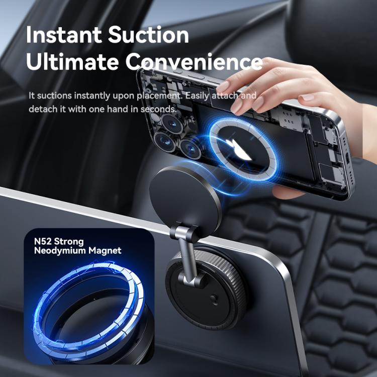 ROCK Q16 RPH1016 Car Electric Vacuum Suction Cup Magnetic Phone Holder, Q16 RPH1016