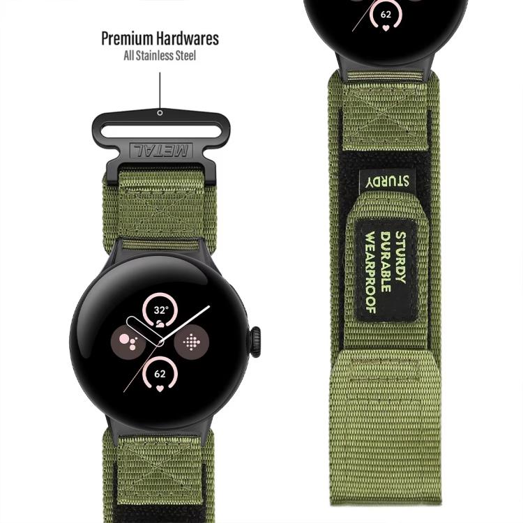 xDfind Quick Release Nylon Hook And Loop Fastener Buckle Watch Band