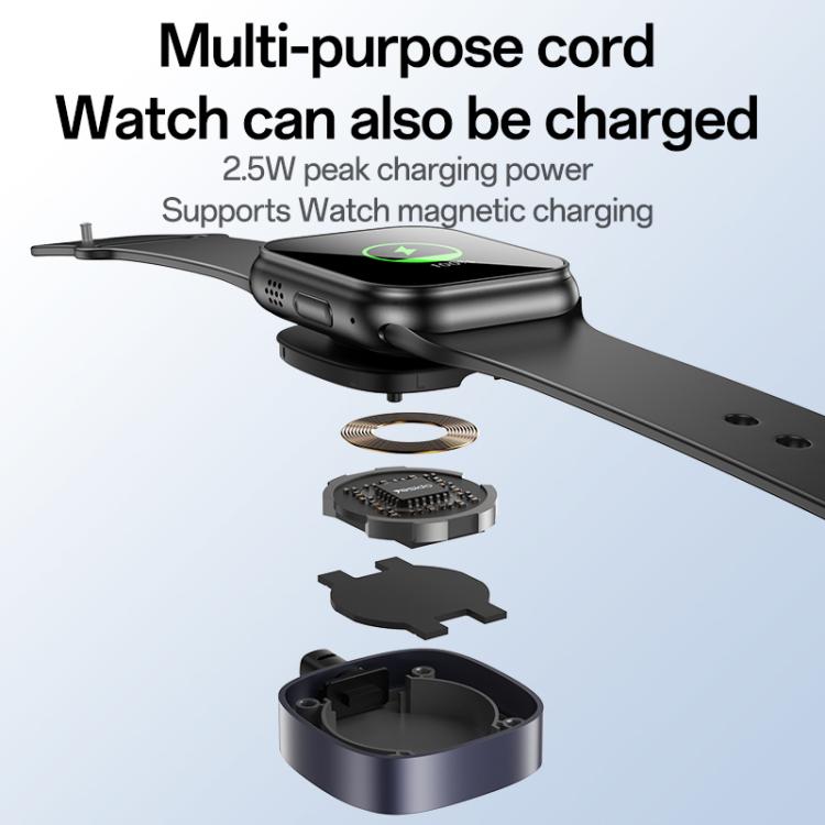 Yesido CA136C 60W USB-C / Type-C to Type-C &amp; iWatch 2 in 1 Charging Cable