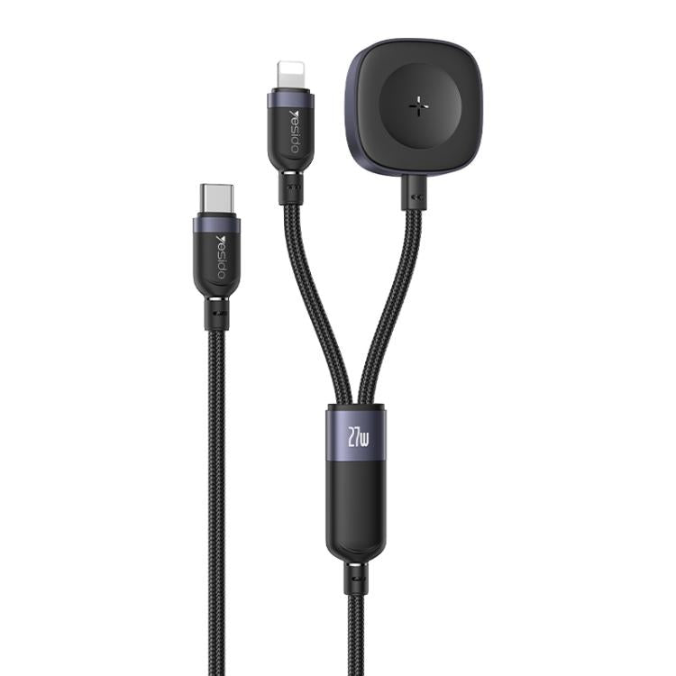 Yesido CA136L 27W USB-C / Type-C to 8 Pin &amp; iWatch 2 in 1 Charging Cable