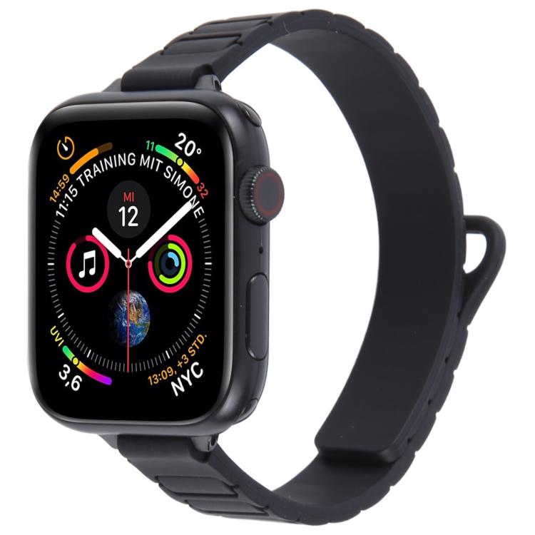 Slim I-shaped Magnetic Silicone Watch Band