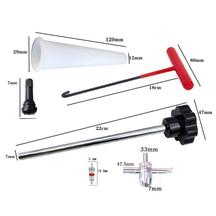 13pcs / Set Car Tire Repair Tool Valve Installation Tool Set, 13pcs / Set
