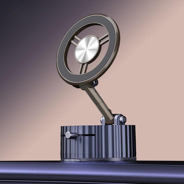 BDK102 Vacuum Adsorption Magnetic Folding Car Phone Holder, BDK102