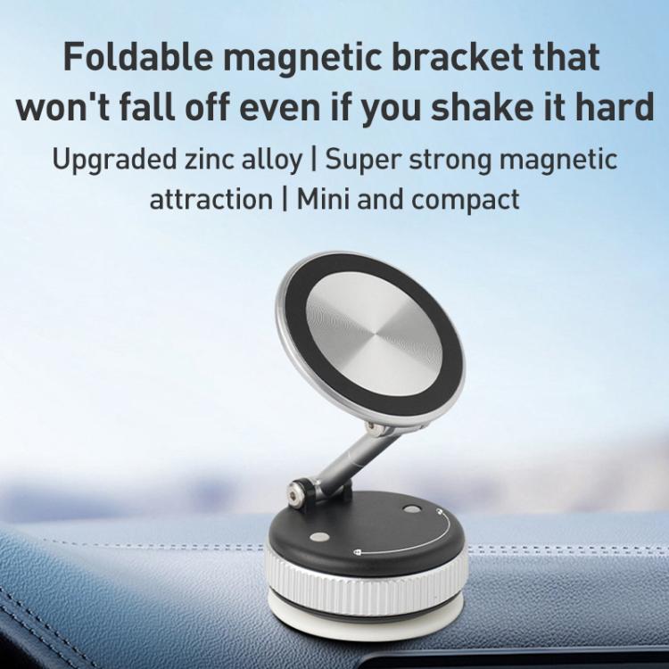 XZK101 Folding Vacuum Adsorption Magnetic Car Phone Holder, XZK101