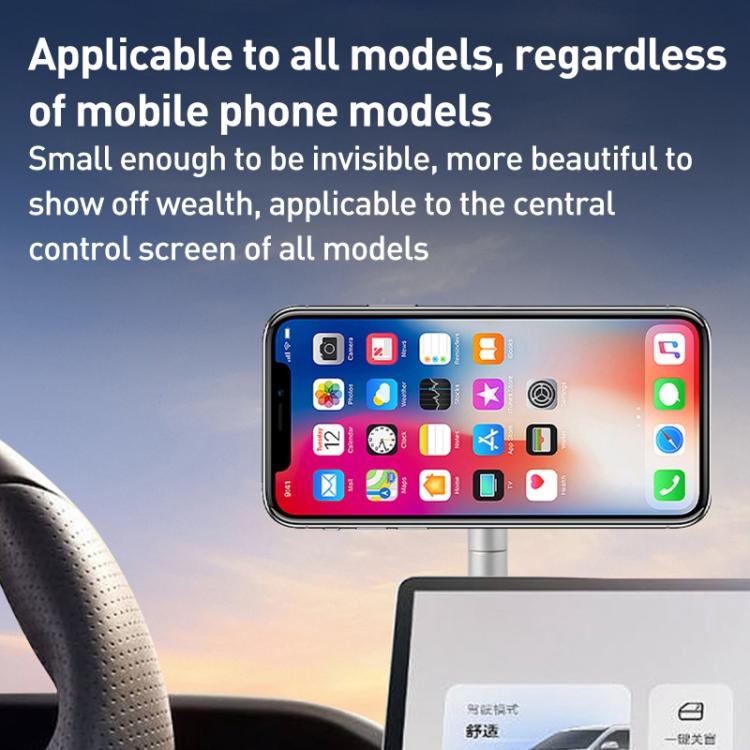 XZK101 Folding Vacuum Adsorption Magnetic Car Phone Holder, XZK101