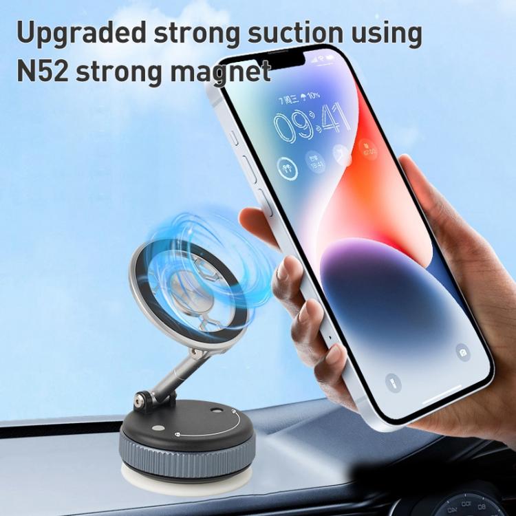 XZK102 Folding Vacuum Adsorption Magnetic Car Phone Holder, XZK102
