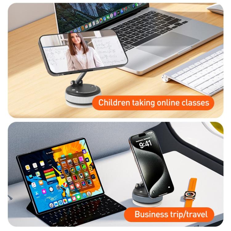 XZK102 Folding Vacuum Adsorption Magnetic Car Phone Holder, XZK102