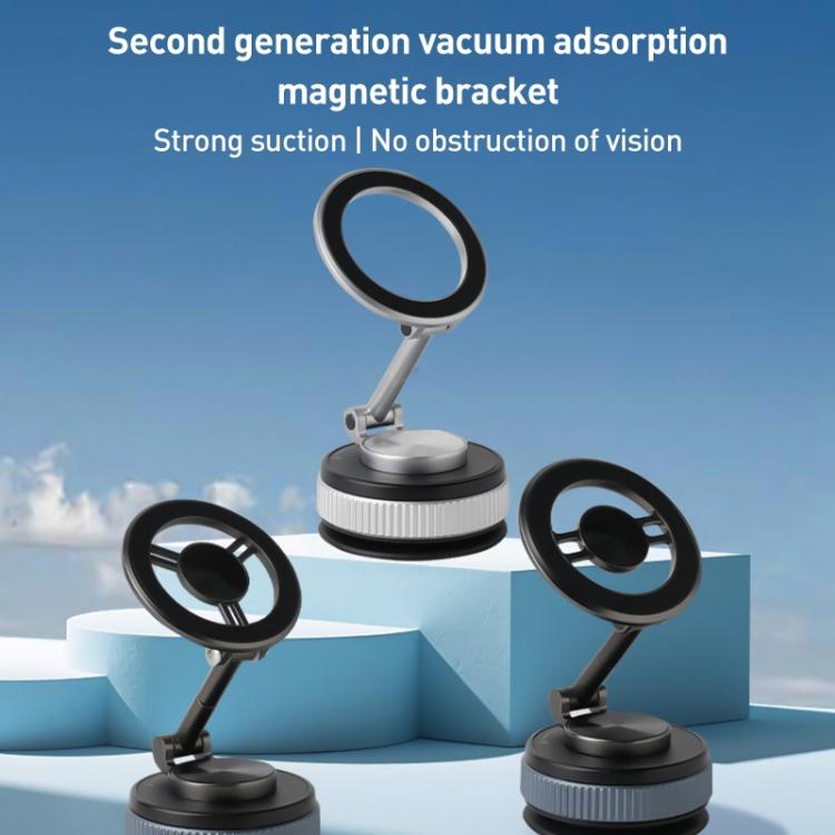 XZK104 2nd Generation Vacuum Adsorption Magnetic Folding Car Phone Holder, XZK104 A Type, XZK104 B Type, XZK104 C Type, XZK104 D Type